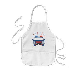 Mustache Police schort - kies stijl en kleur