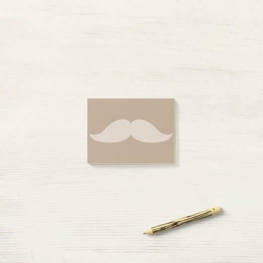 Mustache Post-it® Notes (Op bureau)
