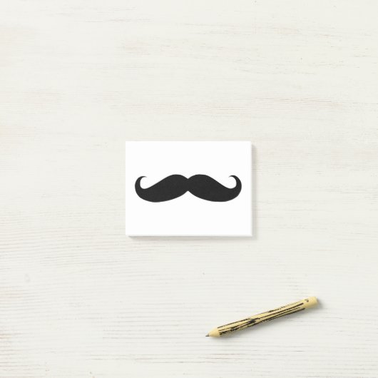 Mustache Post-it® Notes (Op bureau)