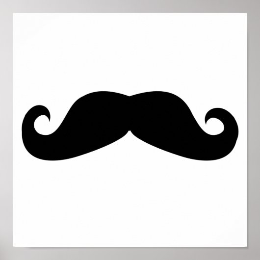 Mustache Poster (Voorkant)