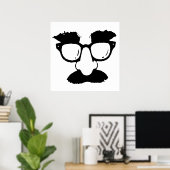 Mustache - Poster (Thuiskantoor)