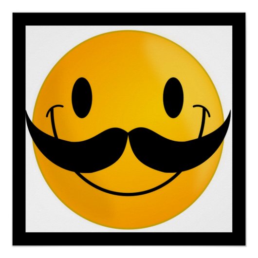 MUSTACHE POSTER (Voorkant)