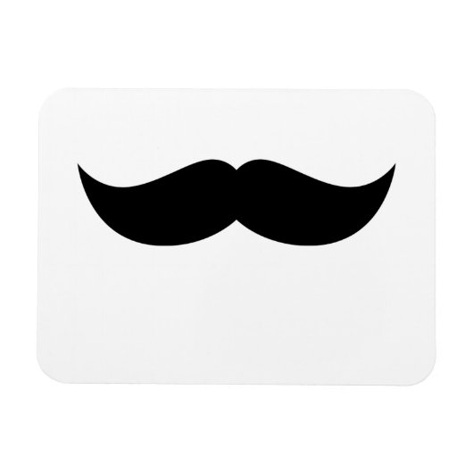 Mustache Premium Magnet Magneet (Horizontaal)
