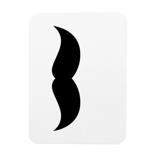 Mustache Premium Magnet Magneet (Verticaal)