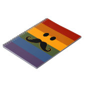 Mustache Pride aangepast notitieboek (Linkerzijde)