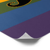 Mustache Pride aangepast poster (Hoek)