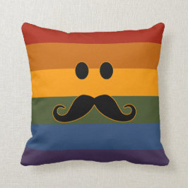 Mustache Pride, aangepaste slopkussen Kussen