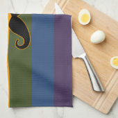 Mustache Pride keukenhanddoek (Quarter Fold)