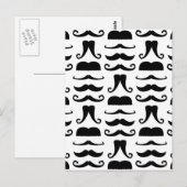 Mustache Print Briefkaart (Voorkant / Achterkant)
