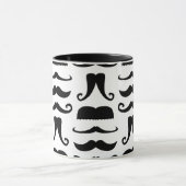 Mustache Print Mok (Midden)