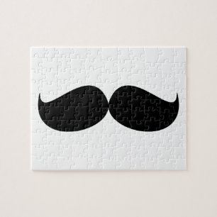 Mustache Puzzle Legpuzzel