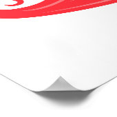 Mustache Rainbow Poster (Hoek)