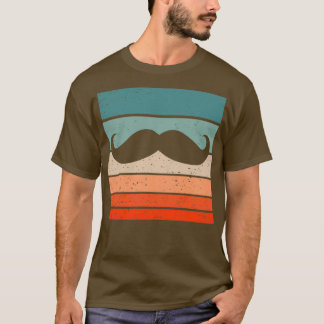 Mustache Retro Style  24 T-shirt
