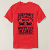 MUSTACHE RIDE T-SHIRT (Design voorkant)
