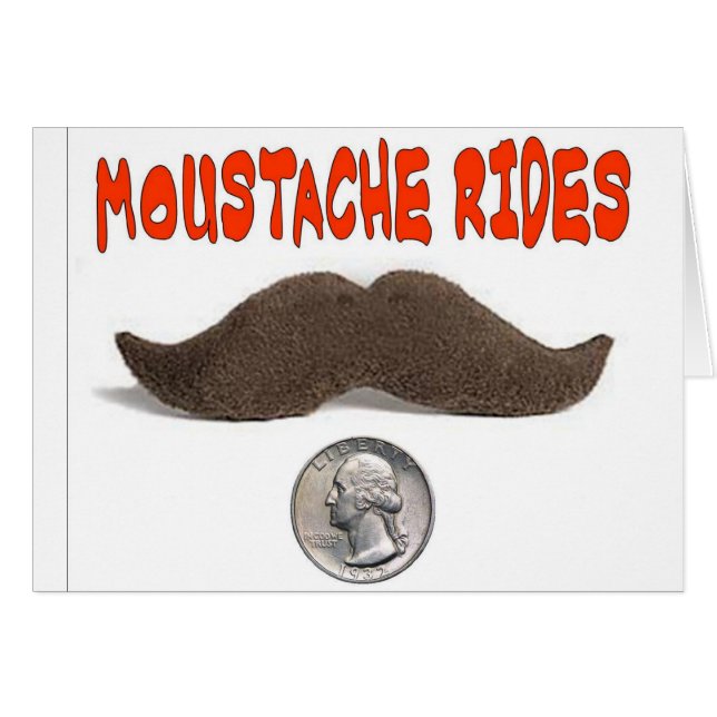 MUSTACHE RIDES 25 CENTEN (Voorkant Horizontaal)