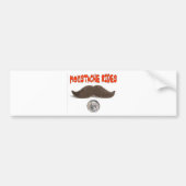 MUSTACHE RIDES 25 CENTEN BUMPERSTICKER (Voorkant)
