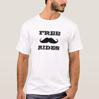 Mustache Rides T-shirt