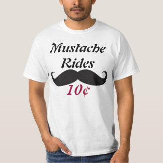 Mustache Rides T-shirt