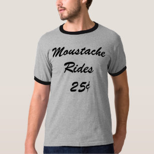 Mustache Rides T-shirt
