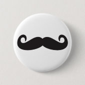 Mustache Ronde Button 5,7 Cm (Voorkant)