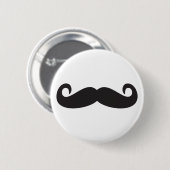 Mustache Ronde Button 5,7 Cm (Voorkant /achterkant)