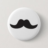 Mustache Ronde Button 5,7 Cm (Voorkant)