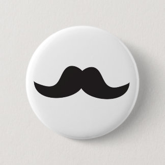 Mustache Ronde Button 5,7 Cm