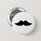 Mustache Ronde Button 5,7 Cm (Voorkant /achterkant)