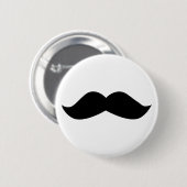 Mustache Ronde Button 5,7 Cm (Voorkant /achterkant)