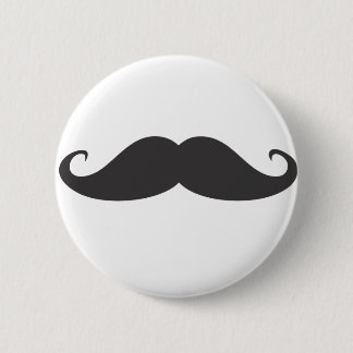 Mustache Ronde Button 5,7 Cm
