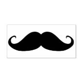 Mustache Rubber Art Stamp Rubberstempel (Afrduk)