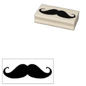 Mustache Rubber Art Stamp Rubberstempel (Gestempeld)