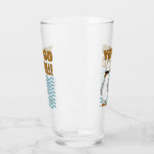 Mustache Seagull Je gaat weg Glas (Links)