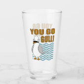 Mustache Seagull Je gaat weg Glas (Voorkant)