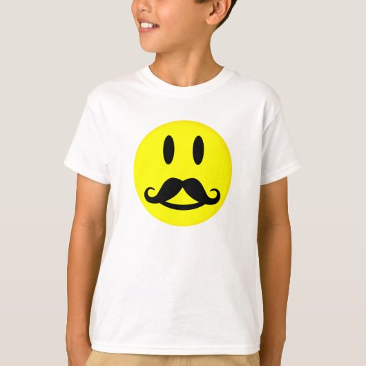 Mustache shirt - kies stijl, pas aan (Voorkant)