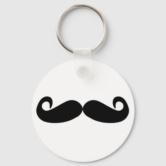 Mustache Sleutelhanger (Voorkant)