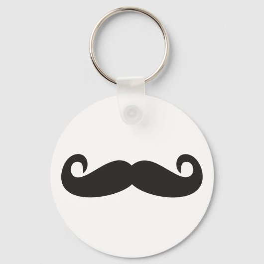 Mustache Sleutelhanger (Voorkant)