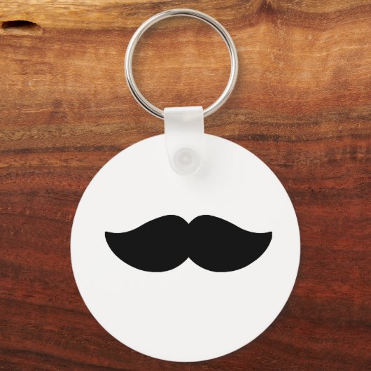 Mustache Sleutelhanger (Voorkant)