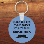 Mustache Sleutelhanger (Voorkant)