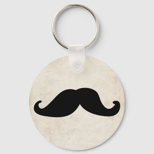 Mustache Sleutelhanger (Voorkant)