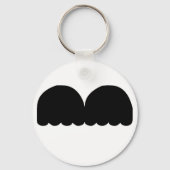 Mustache Sleutelhanger (Voorkant)