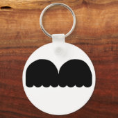 Mustache Sleutelhanger (Voorkant)