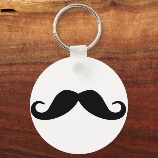 Mustache Sleutelhanger (Voorkant)