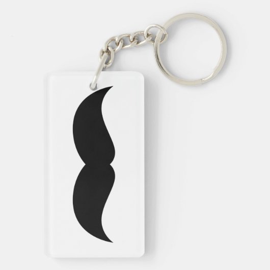Mustache Sleutelhanger (achterkant)