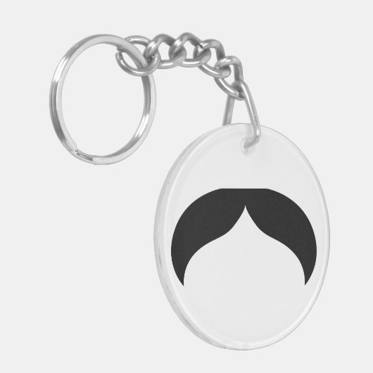 Mustache Sleutelhanger (Voorkant Links)