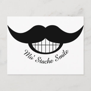Mustache Smile Briefkaart
