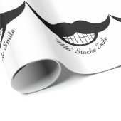 Mustache Smile Cadeaupapier (Rol Hoek)