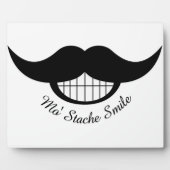 Mustache Smile Fotoplaat (Voorkant)