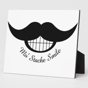 Mustache Smile Fotoplaat