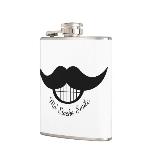 Mustache Smile Heupfles (Links)